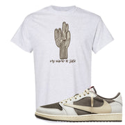 Reverse Mocha Low 1s T Shirt | Jack The Cactus, Ash