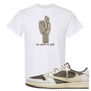 Reverse Mocha Low 1s T Shirt | Jack The Cactus, White