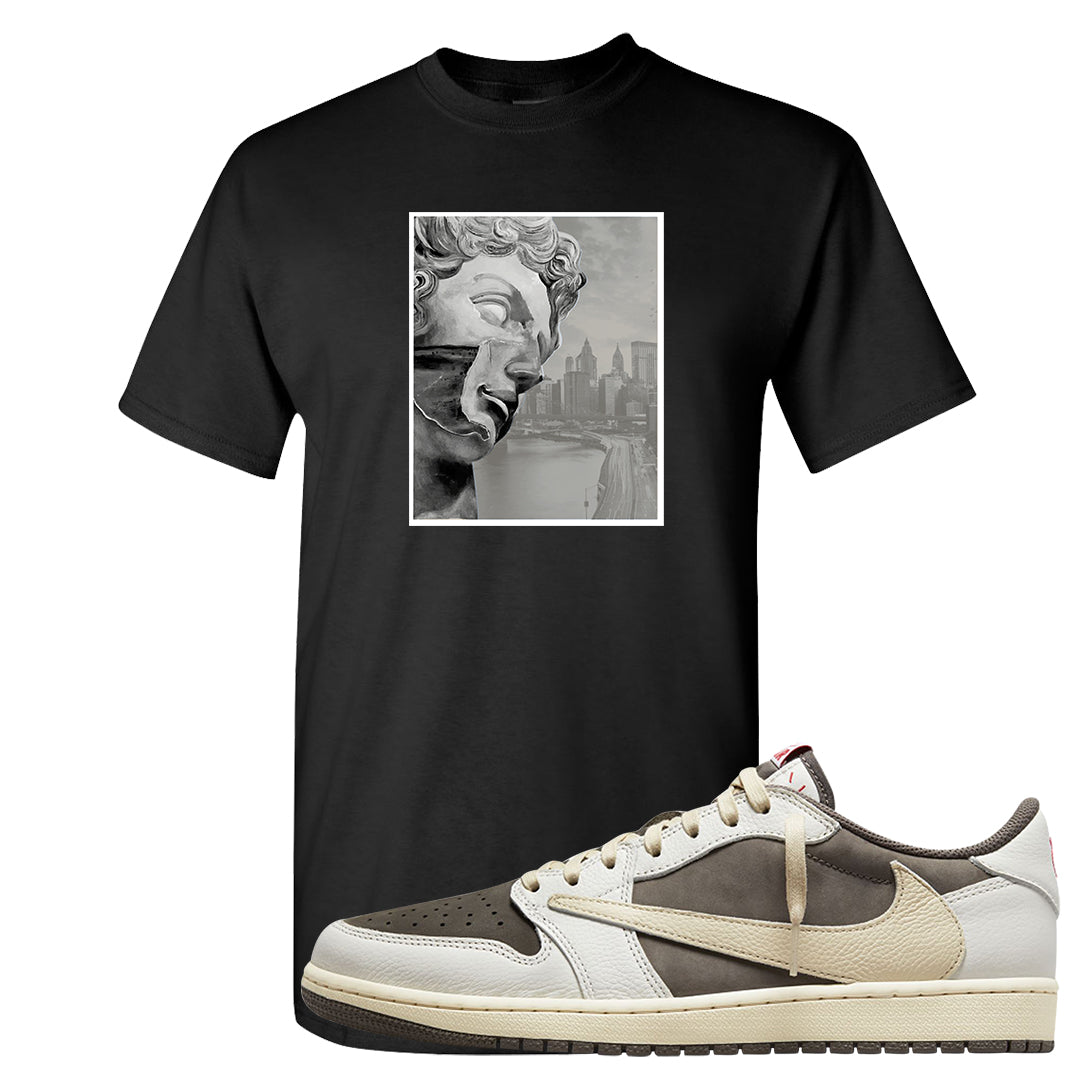 Reverse Mocha Low 1s T Shirt | Miguel, Black