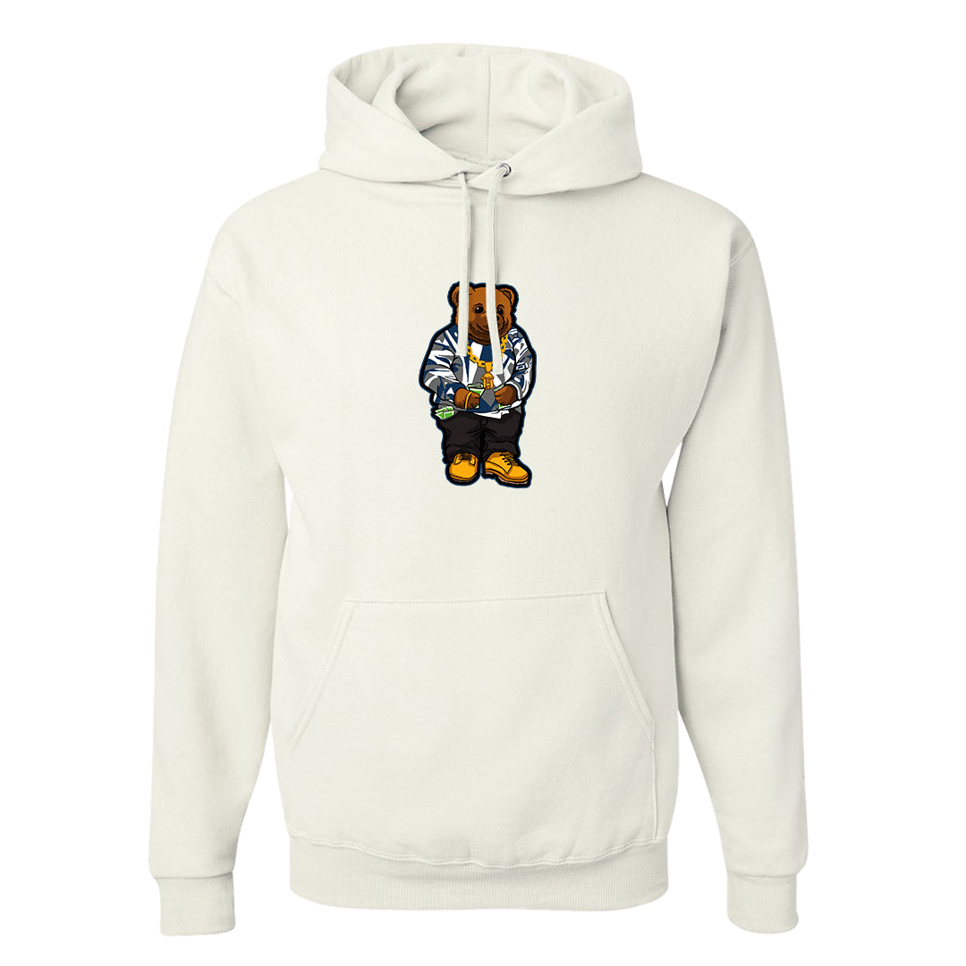 True Blue Low 1s Hoodie | Sweater Bear, White