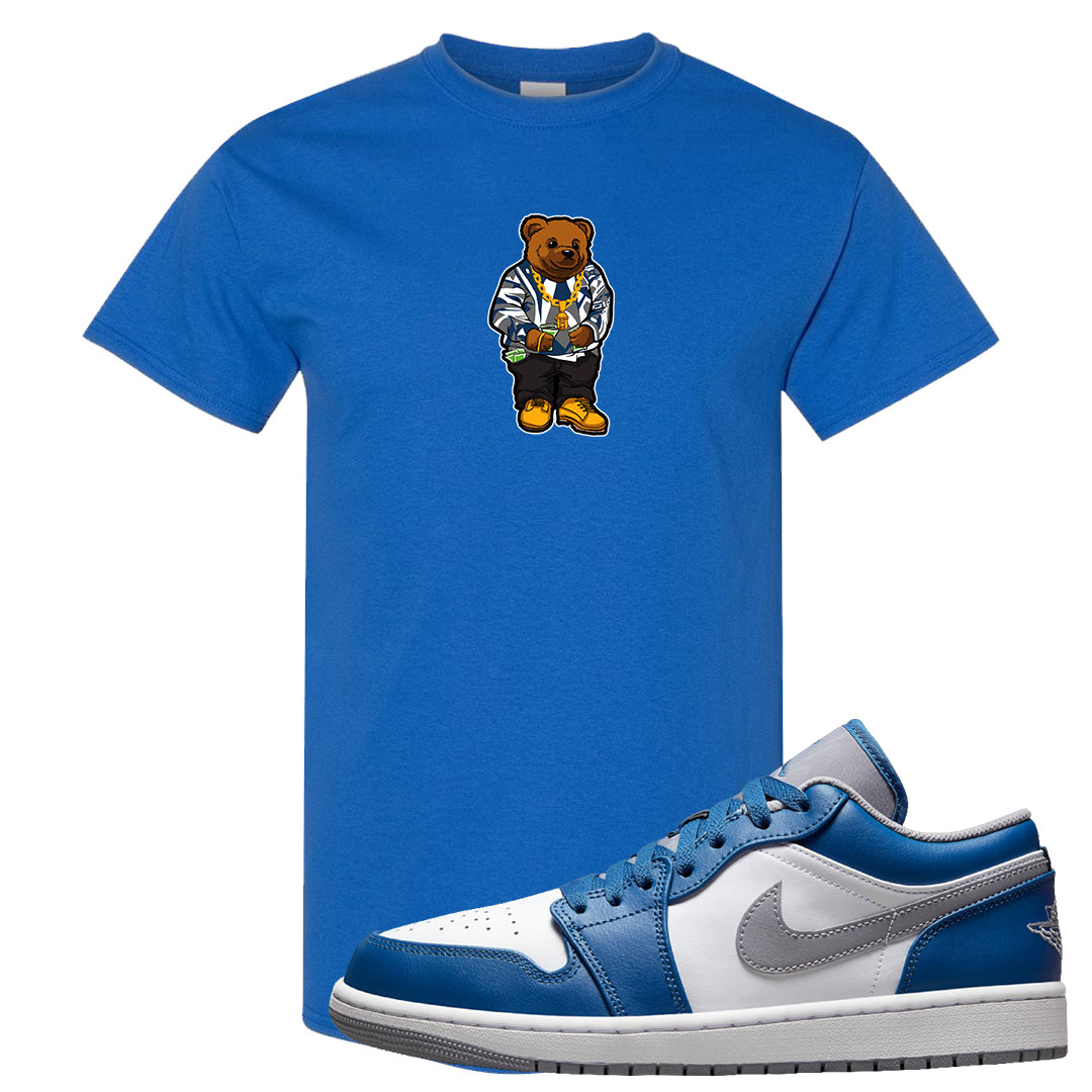 True Blue Low 1s T Shirt | Sweater Bear, Royal