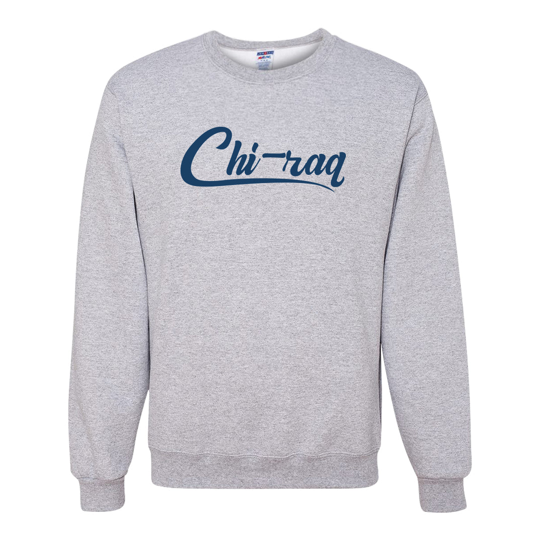 True Blue Low 1s Crewneck Sweatshirt | Chiraq, Ash