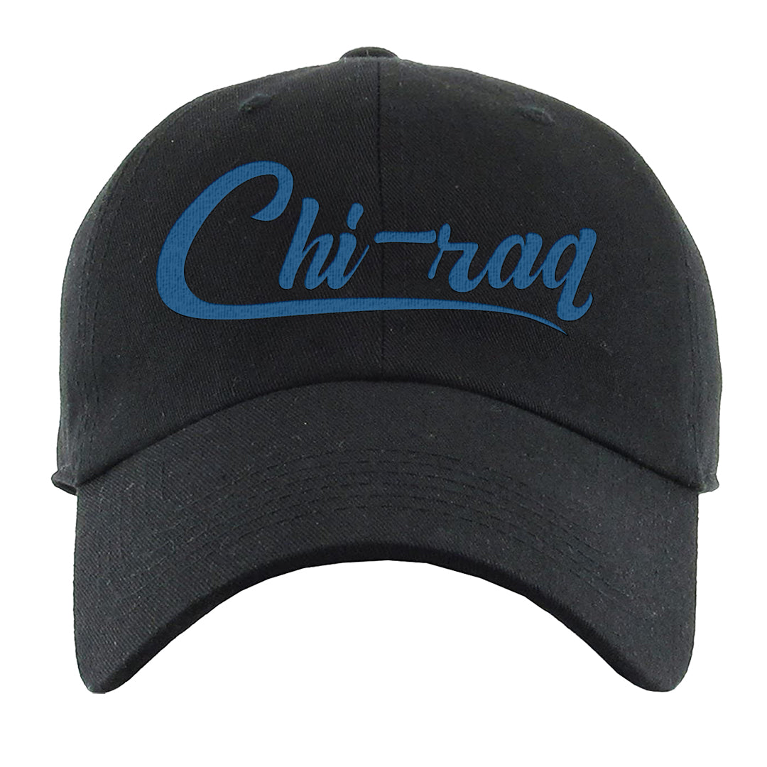 True Blue Low 1s Dad Hat | Chiraq, Black