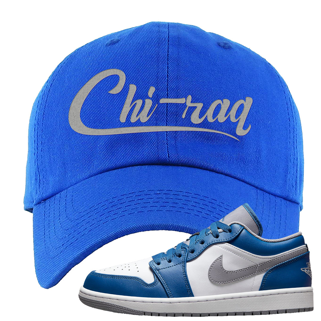 True Blue Low 1s Dad Hat | Chiraq, Royal