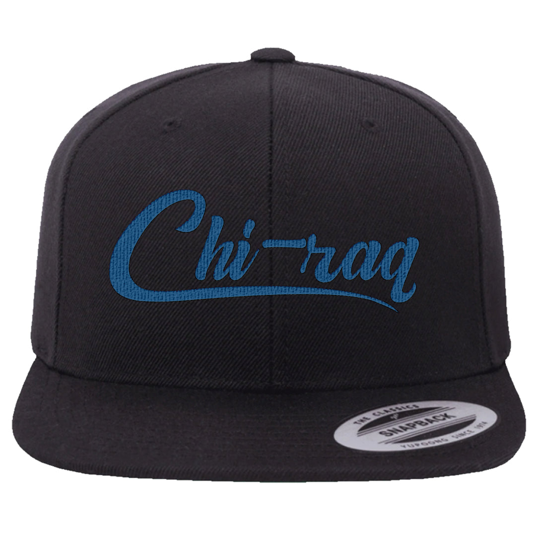 True Blue Low 1s Snapback Hat | Chiraq, Black