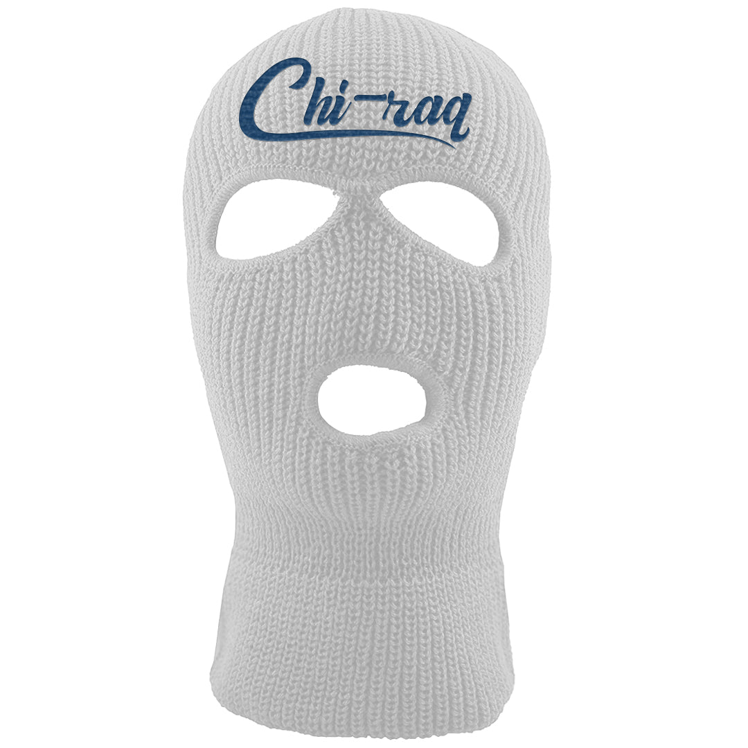 True Blue Low 1s Ski Mask | Chiraq, White