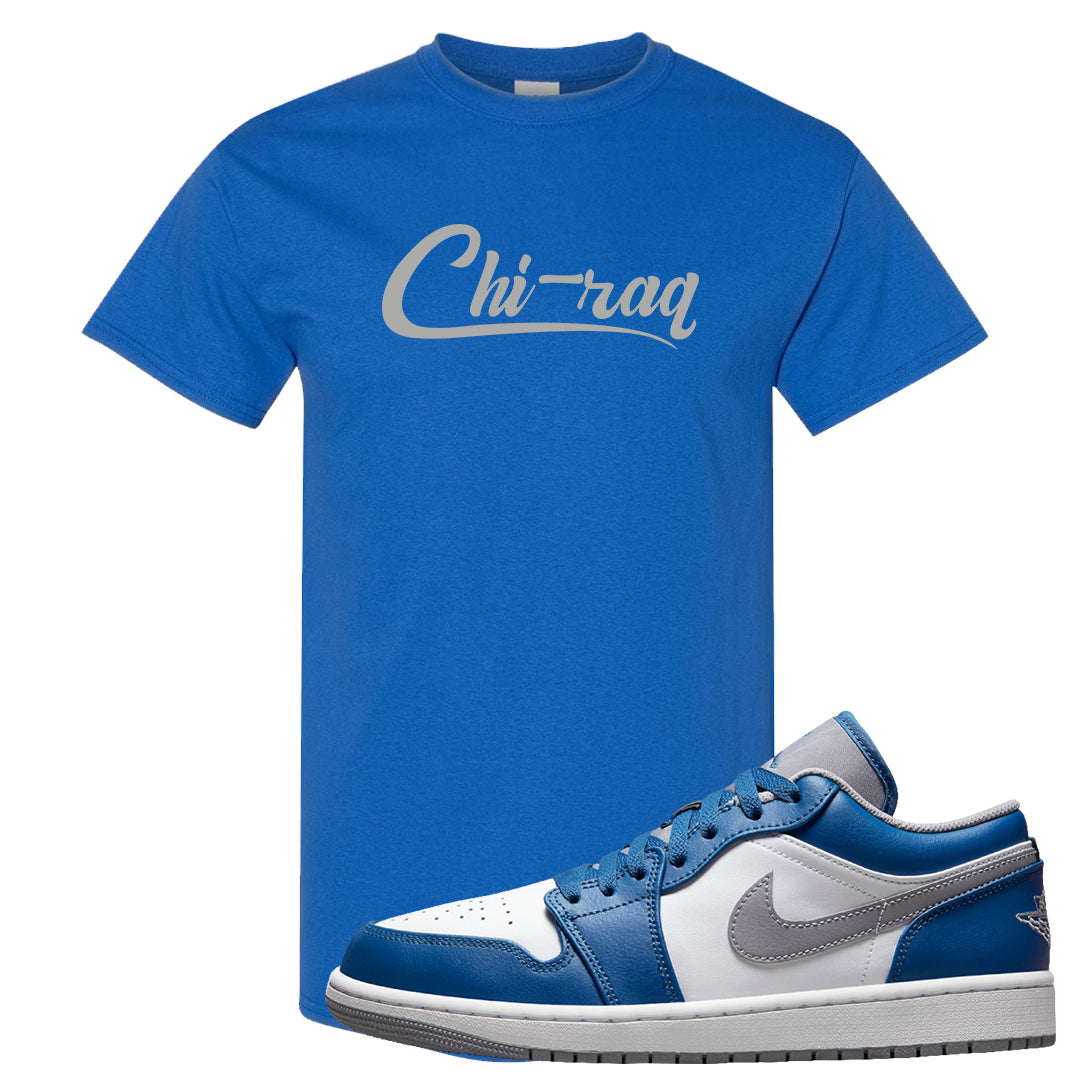 True Blue Low 1s T Shirt | Chiraq, Royal