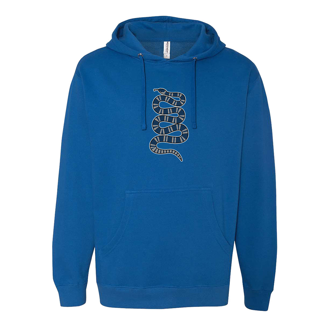 True Blue Low 1s Hoodie | Coiled Snake, Royal