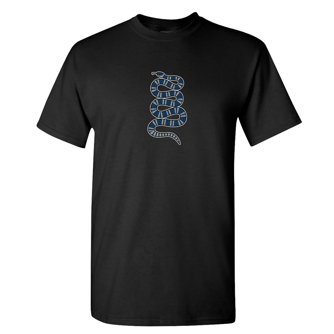 True Blue Low 1s T Shirt | Coiled Snake, Black
