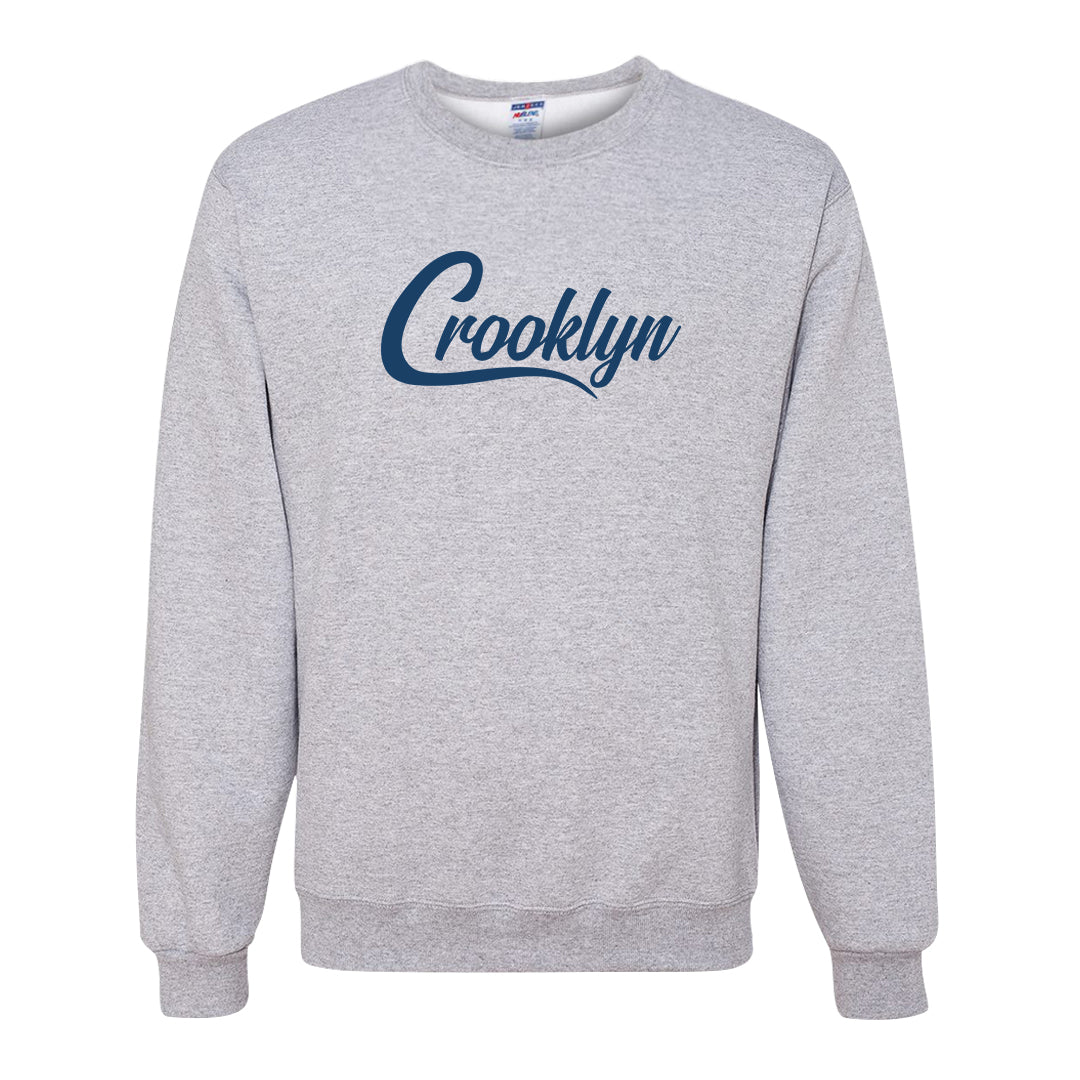 True Blue Low 1s Crewneck Sweatshirt | Crooklyn, Ash