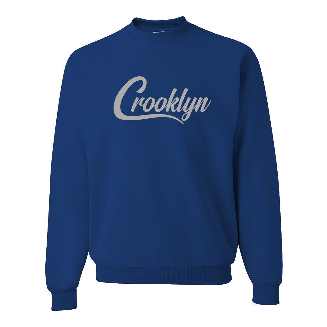 True Blue Low 1s Crewneck Sweatshirt | Crooklyn, Royal