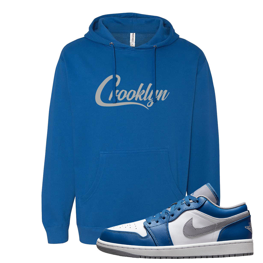 True Blue Low 1s Hoodie | Crooklyn, Royal