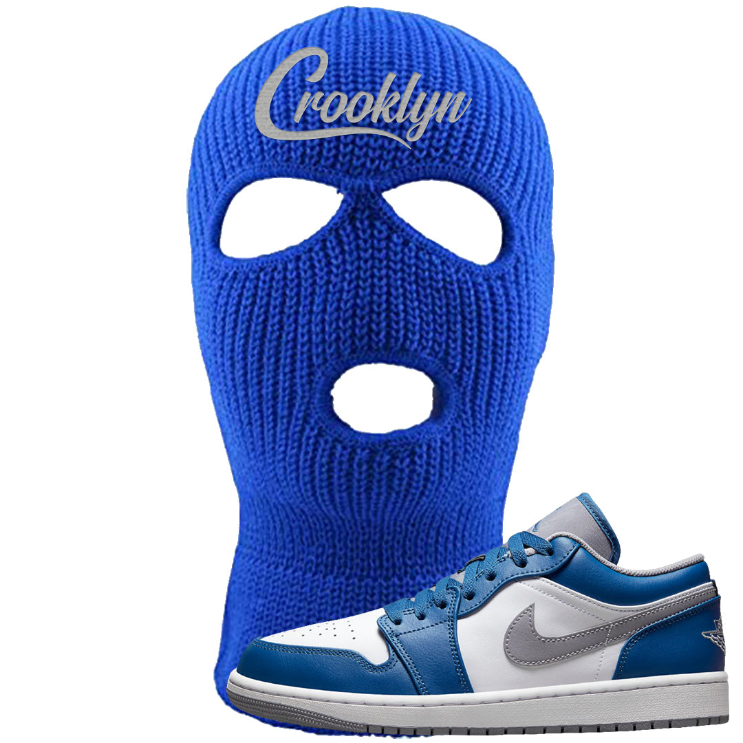 True Blue Low 1s Ski Mask | Crooklyn, Royal