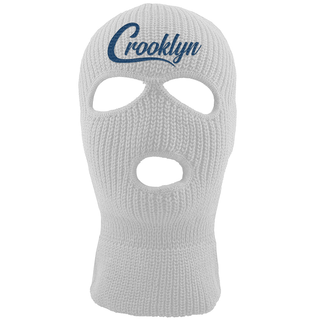 True Blue Low 1s Ski Mask | Crooklyn, White