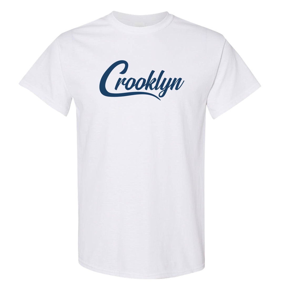 True Blue Low 1s T Shirt | Crooklyn, White