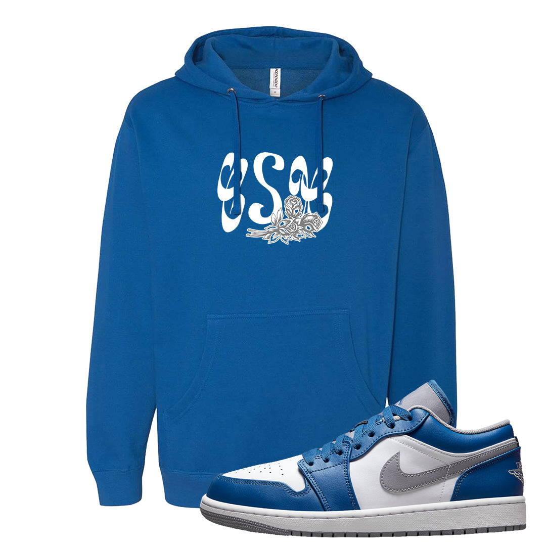 True Blue Low 1s Hoodie | Certified Sneakerhead, Royal