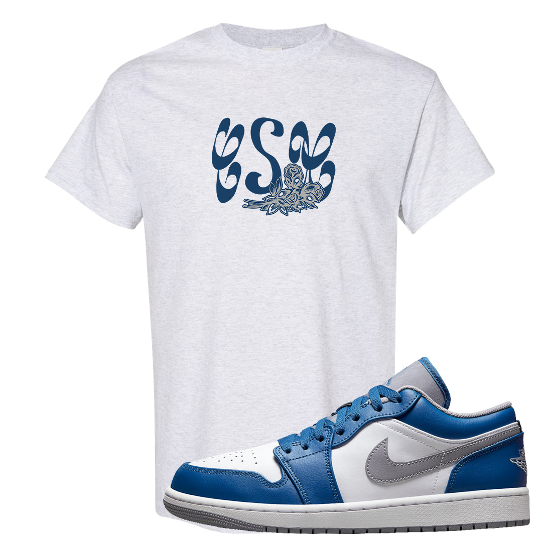 True Blue Low 1s T Shirt | Certified Sneakerhead, Ash