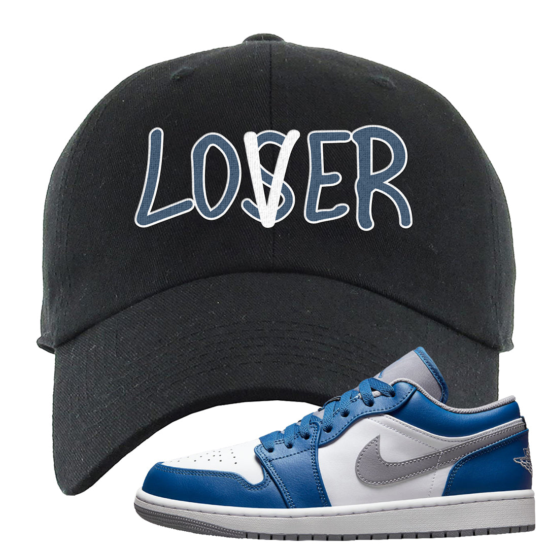 True Blue Low 1s Dad Hat | Lover, Black