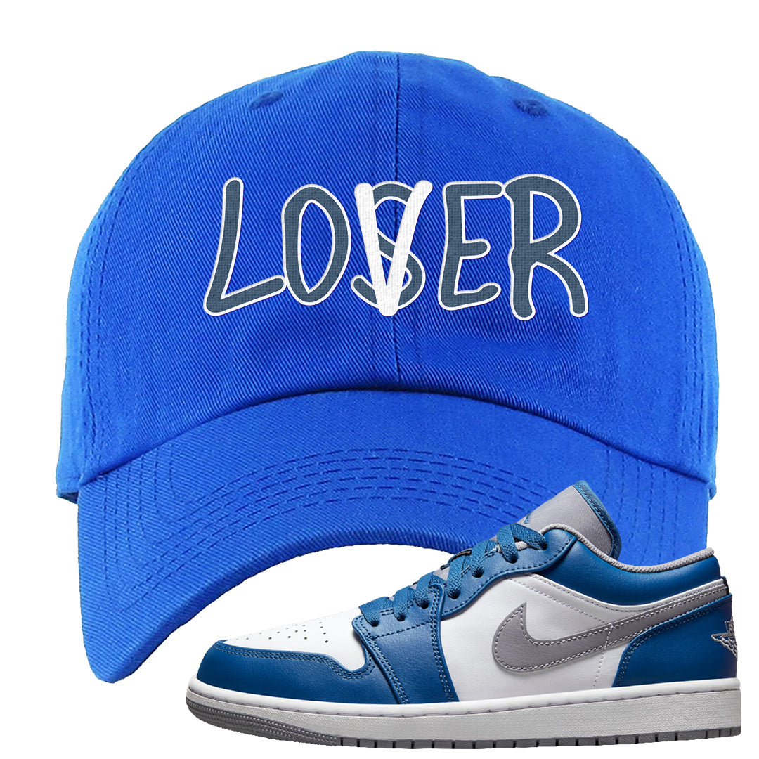 True Blue Low 1s Dad Hat | Lover, Royal