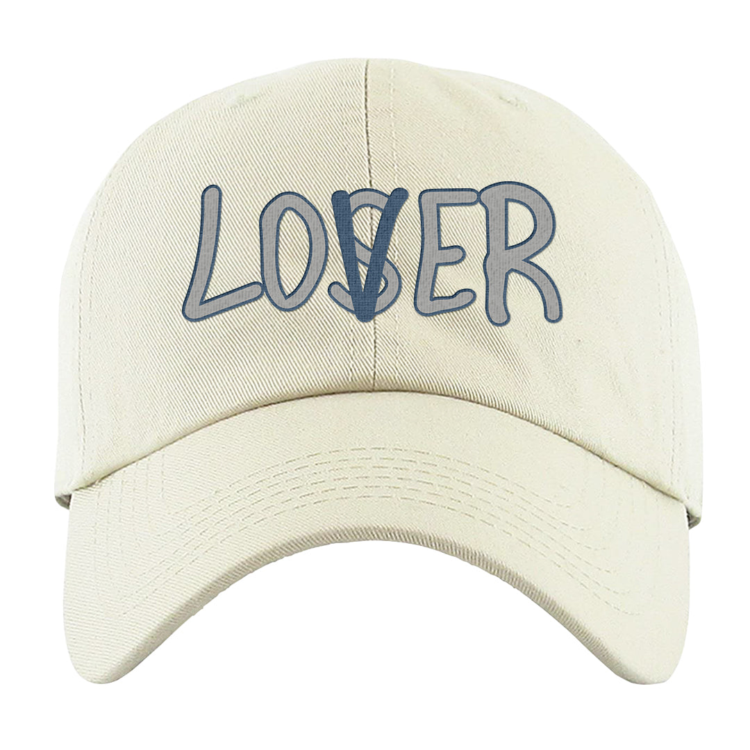 True Blue Low 1s Dad Hat | Lover, White