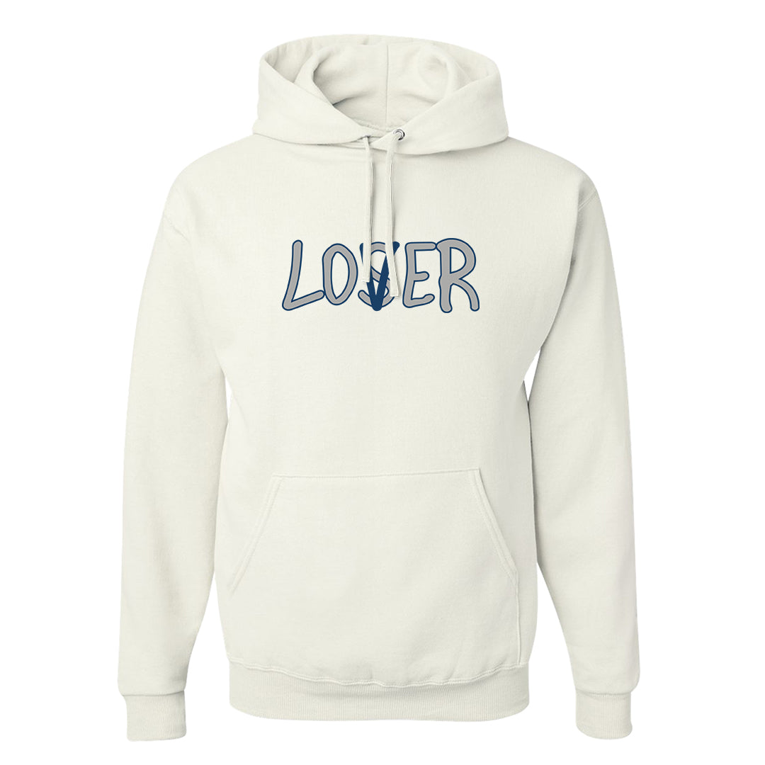 True Blue Low 1s Hoodie | Lover, White