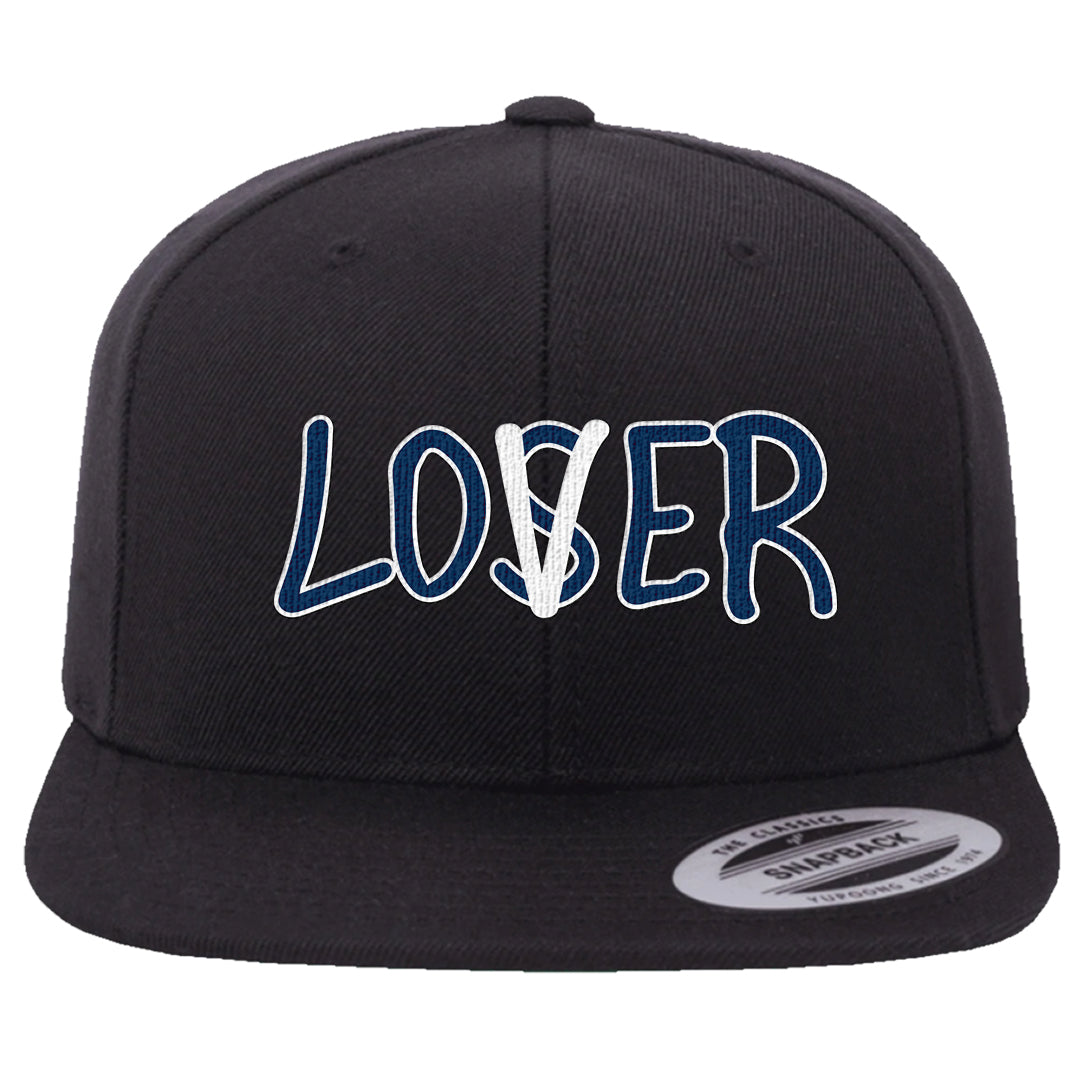 True Blue Low 1s Snapback Hat | Lover, Black