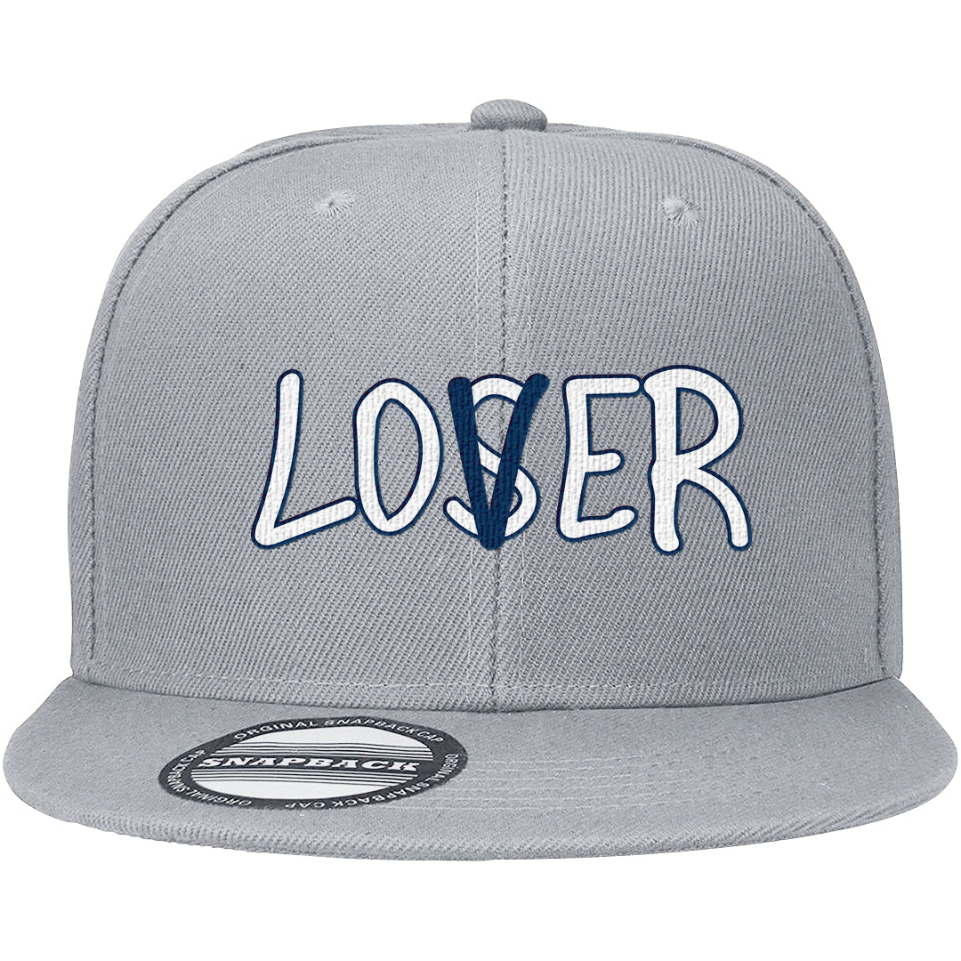 True Blue Low 1s Snapback Hat | Lover, Light Gray