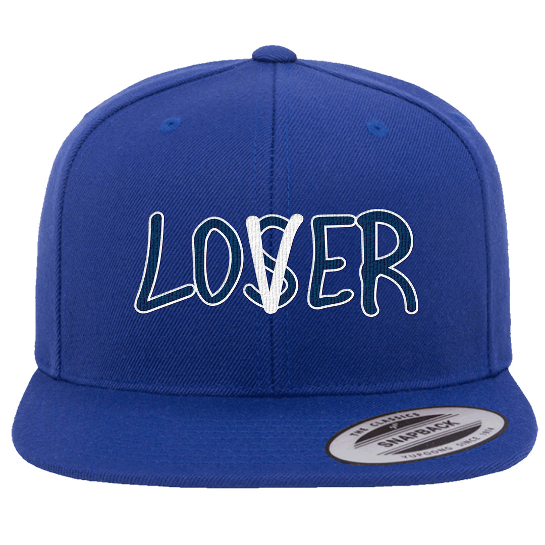 True Blue Low 1s Snapback Hat | Lover, Royal