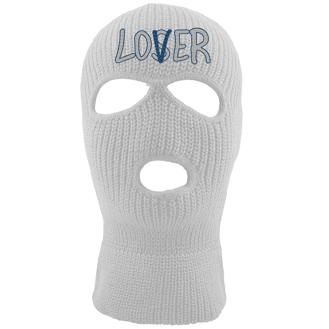 True Blue Low 1s Ski Mask | Lover, White