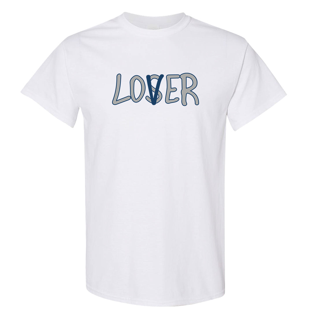 True Blue Low 1s T Shirt | Lover, White