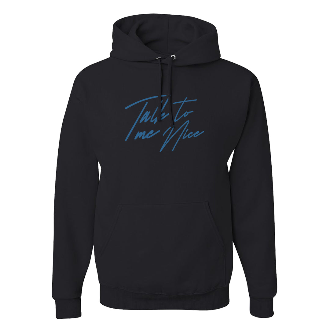 True Blue Low 1s Hoodie | Talk To Me Nice, Black