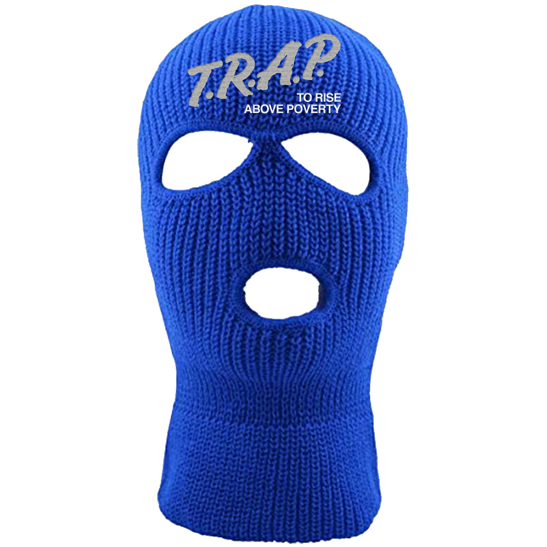 True Blue Low 1s Ski Mask | Trap To Rise Above Poverty, Royal