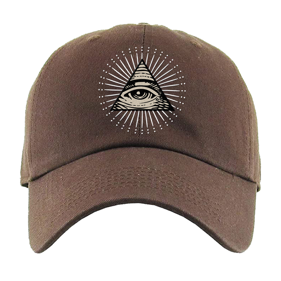 Year of the Rabbit Low 1s Dad Hat | All Seeing Eye, Brown