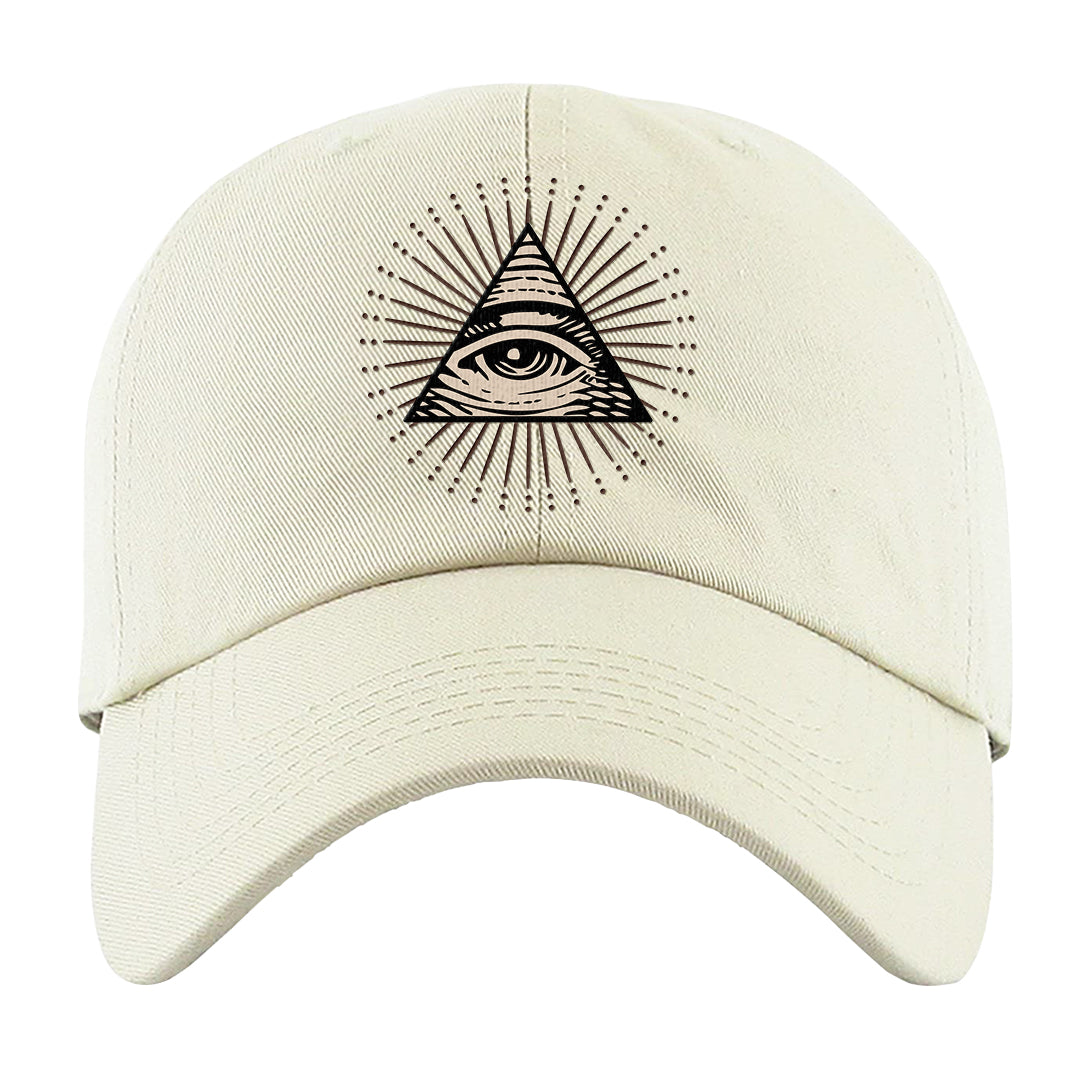 Year of the Rabbit Low 1s Dad Hat | All Seeing Eye, White