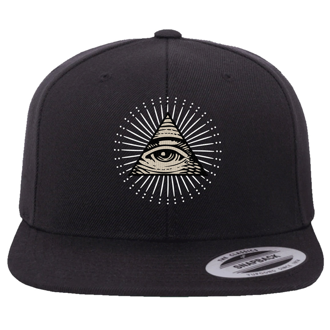 Year of the Rabbit Low 1s Snapback Hat | All Seeing Eye, Black