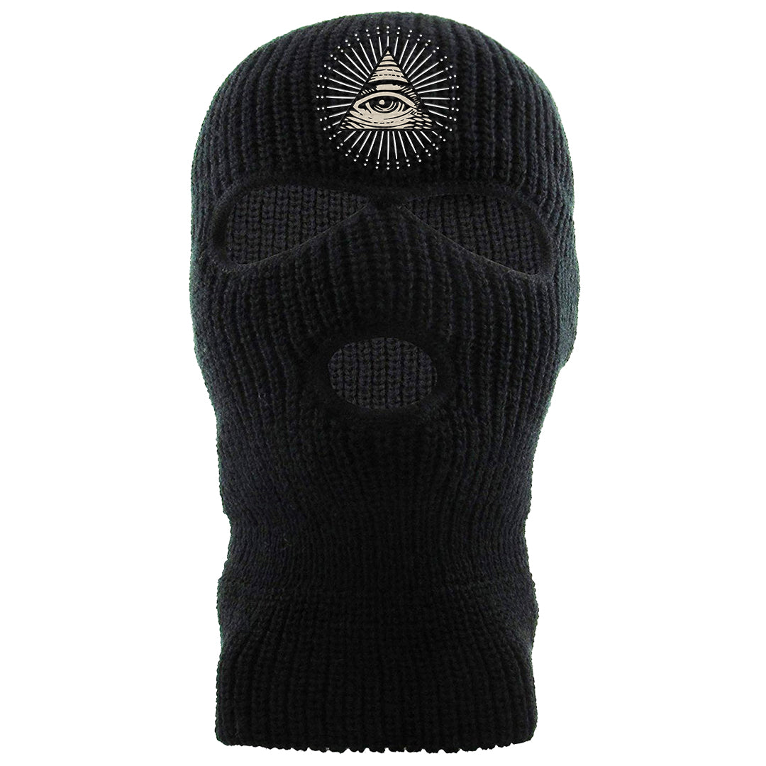 Year of the Rabbit Low 1s Ski Mask | All Seeing Eye, Black