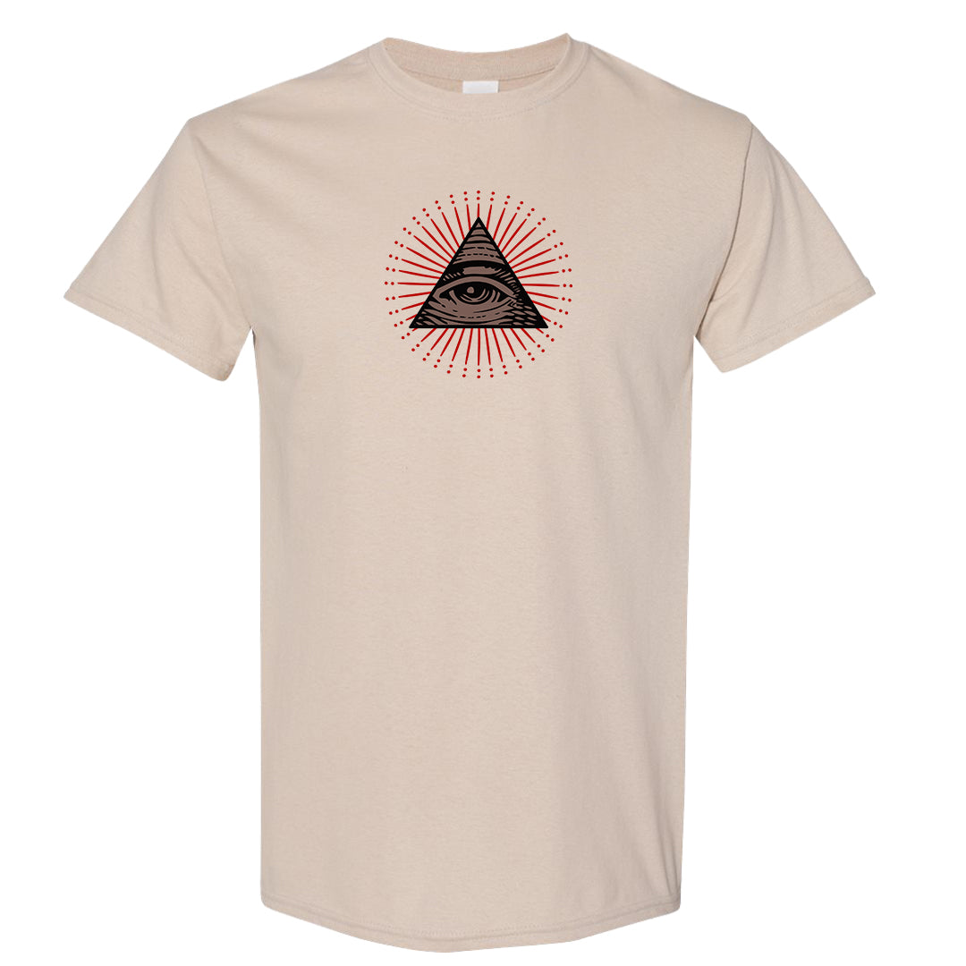 Year of the Rabbit Low 1s T Shirt | All Seeing Eye, Sand
