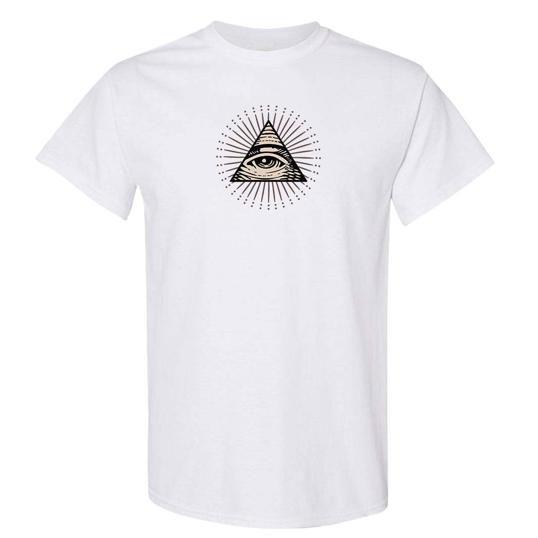 Year of the Rabbit Low 1s T Shirt | All Seeing Eye, White