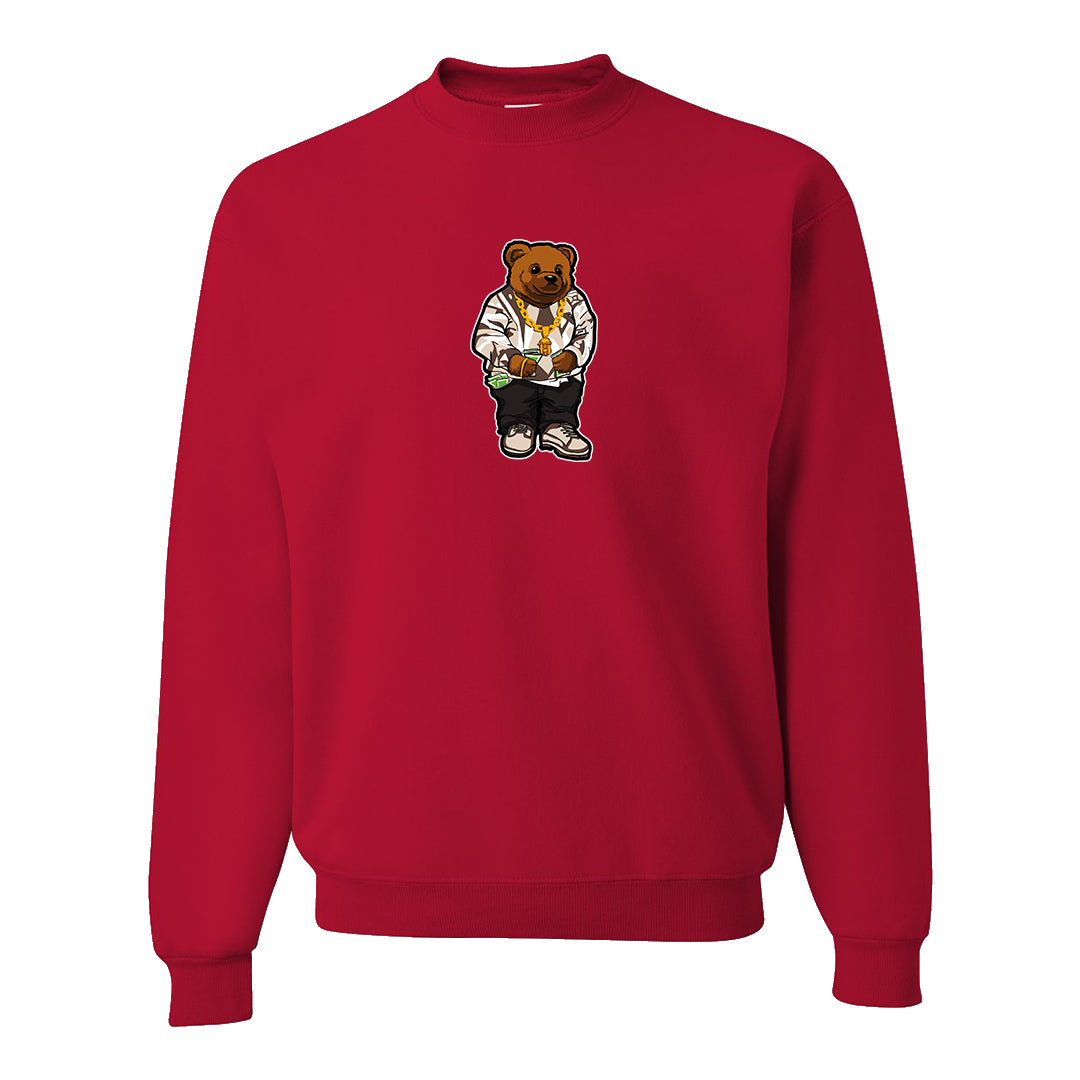 Year of the Rabbit Low 1s Crewneck Sweatshirt | Sweater Bear, Red