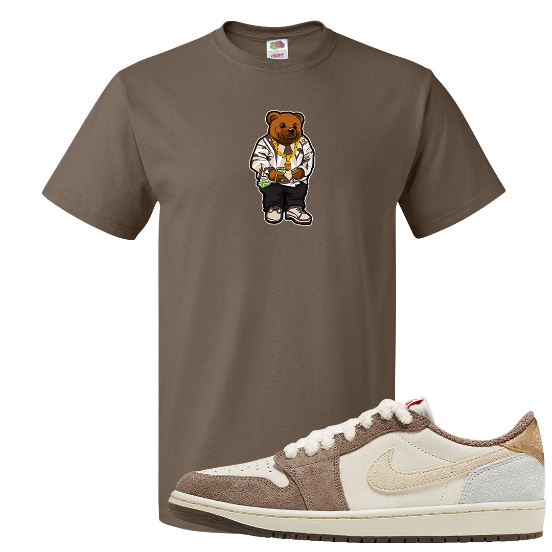 Year of the Rabbit Low 1s T Shirt | Sweater Bear, Chocolate