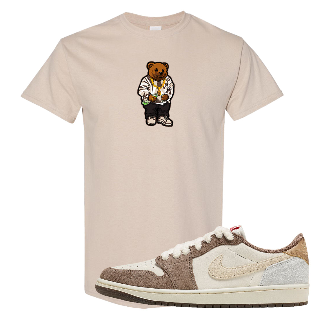 Year of the Rabbit Low 1s T Shirt | Sweater Bear, Sand