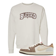 Year of the Rabbit Low 1s Crewneck Sweatshirt | Blessed Arch, Sand