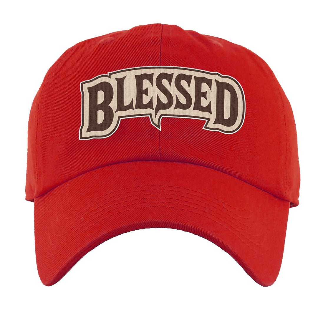 Year of the Rabbit Low 1s Dad Hat | Blessed Arch, Red