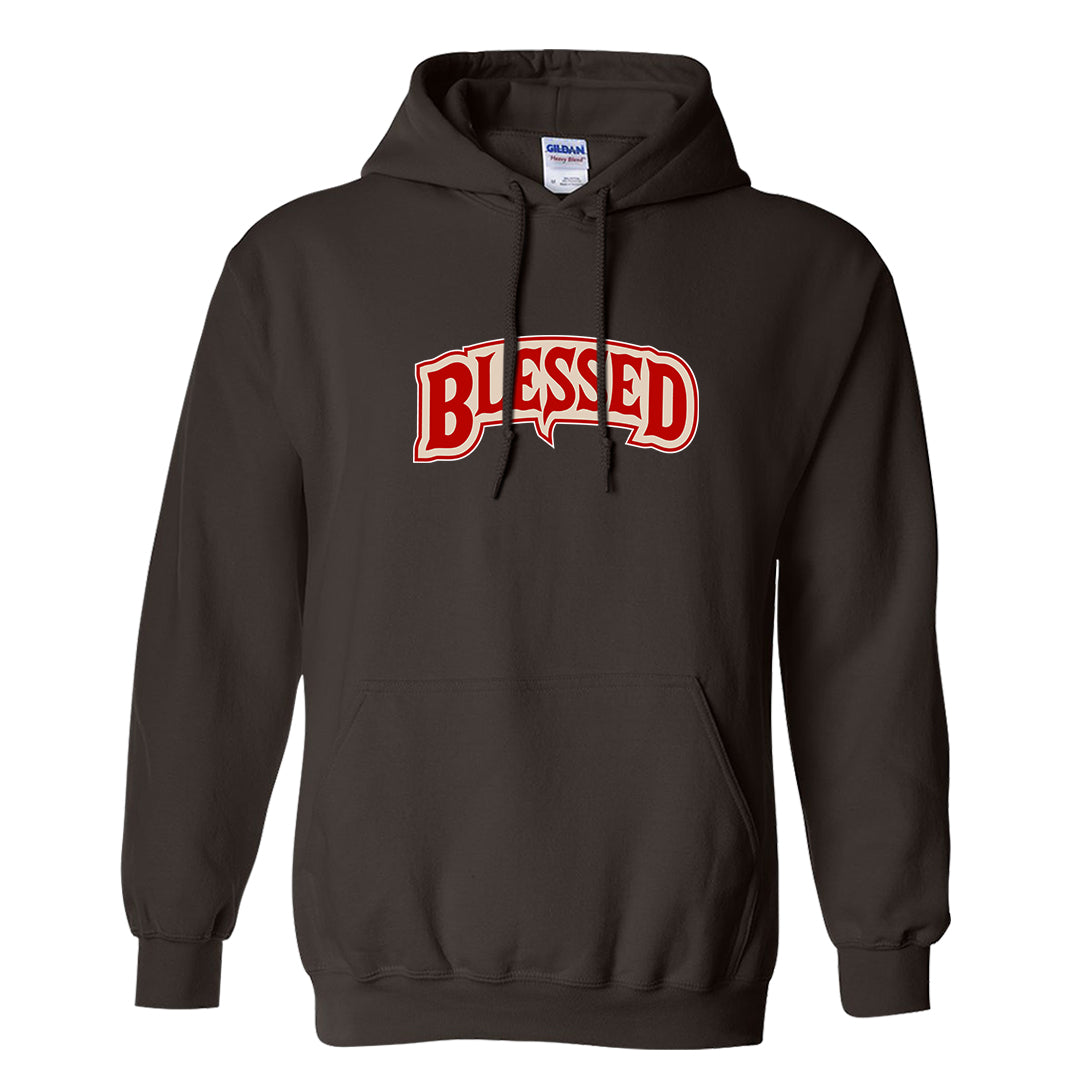 Year of the Rabbit Low 1s Hoodie | Blessed Arch, Dark Chocolate