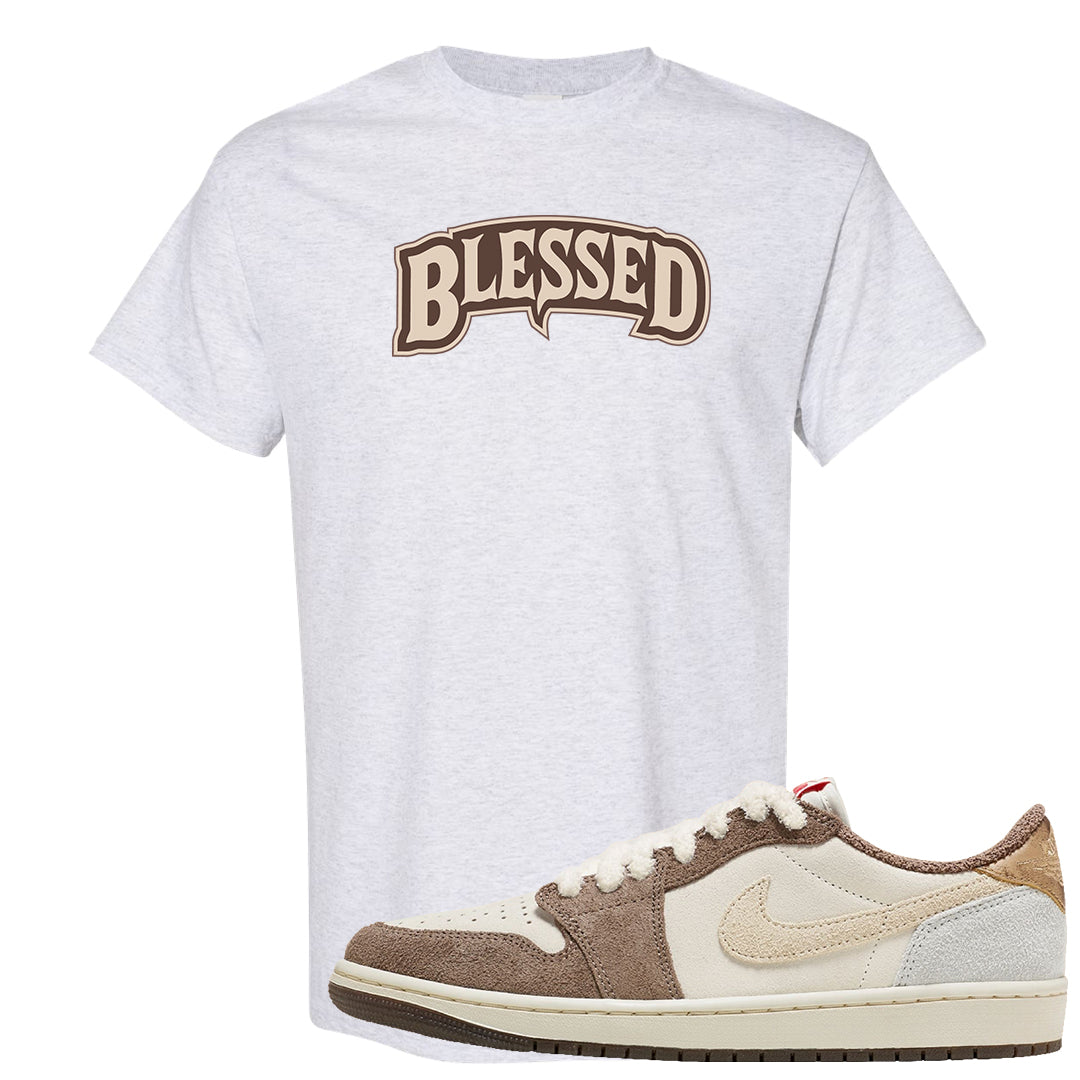 Year of the Rabbit Low 1s T Shirt | Blessed Arch, Ash
