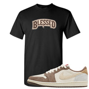 Year of the Rabbit Low 1s T Shirt | Blessed Arch, Black