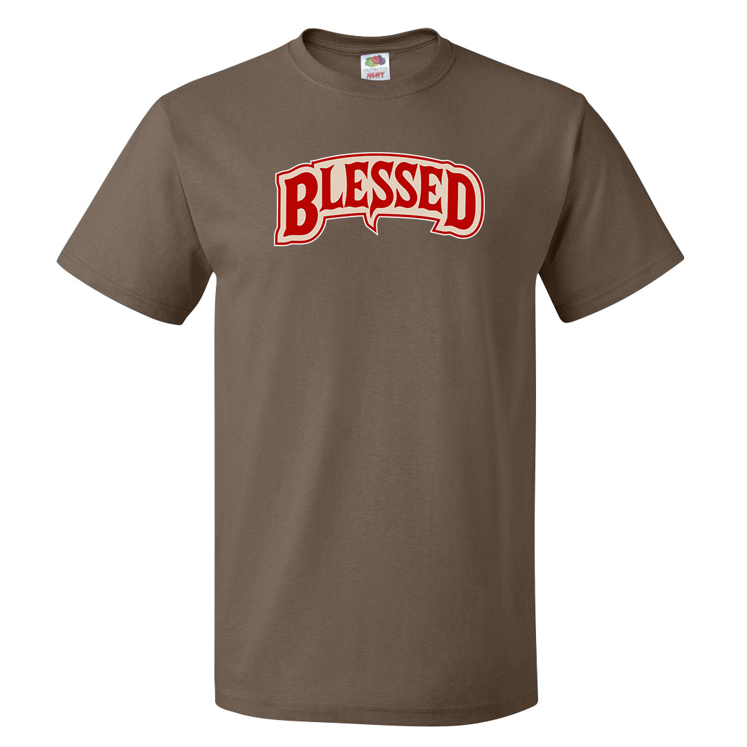Year of the Rabbit Low 1s T Shirt | Blessed Arch, Chocolate