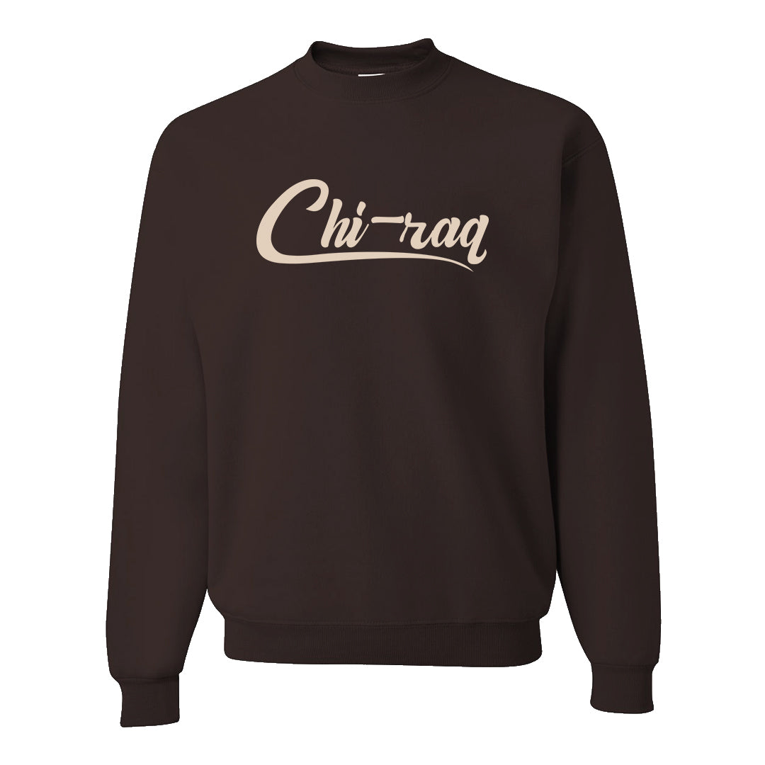 Year of the Rabbit Low 1s Crewneck Sweatshirt | Chiraq, Dark Chocolate
