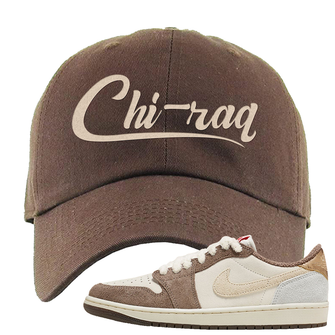 Year of the Rabbit Low 1s Dad Hat | Chiraq, Brown