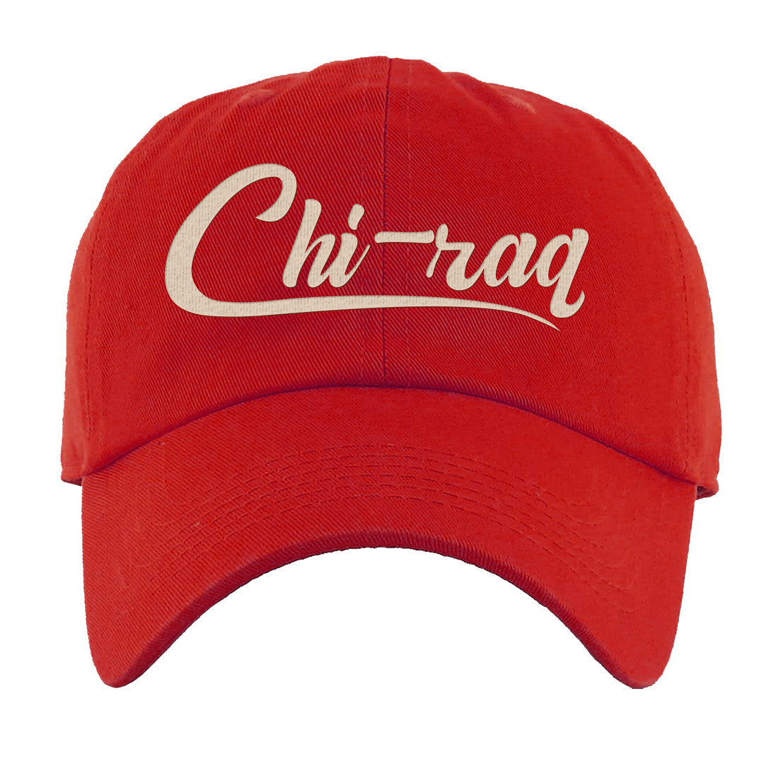 Year of the Rabbit Low 1s Dad Hat | Chiraq, Red